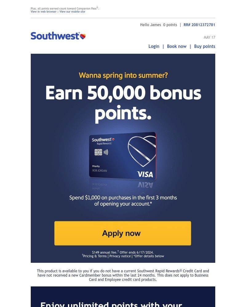 Screenshot of email with subject /media/emails/earn-50000-points-to-redeem-for-flights-and-more-a3806e-cropped-a060fc44.jpg