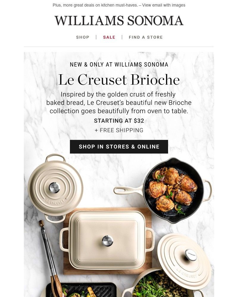 Screenshot of email with subject /media/emails/only-at-williams-sonoma-le-creuset-brioche-b52980-cropped-b5aef391.jpg