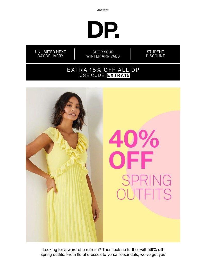 Screenshot of email with subject /media/emails/40-off-spring-outfits-an-extra-15-off-31da98-cropped-67c99385.jpg