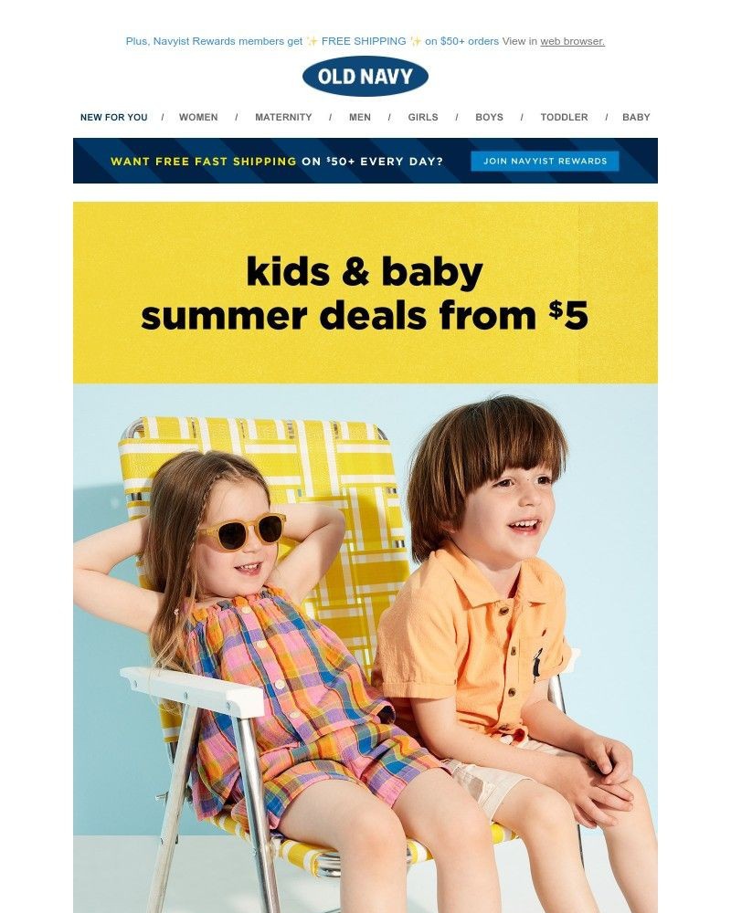 Screenshot of email with subject /media/emails/big-sale-for-the-littles-summer-styles-from-5-for-kids-and-baby-50-off-all-active_8lEwQK7.jpg
