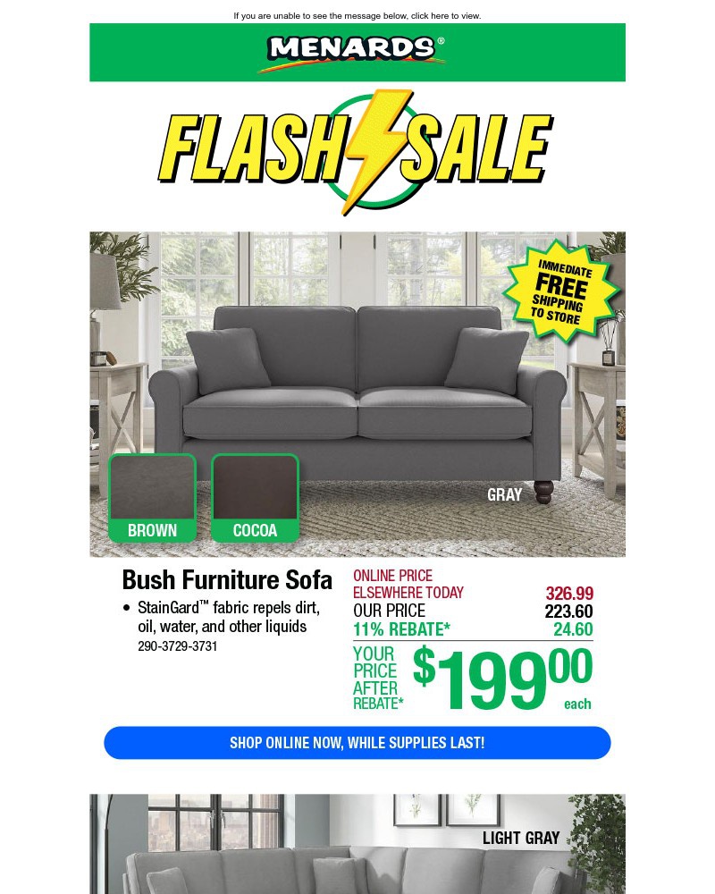 Screenshot of email with subject /media/emails/bush-furniture-chaise-only-149-after-rebate-6999d0-cropped-833da44d.jpg