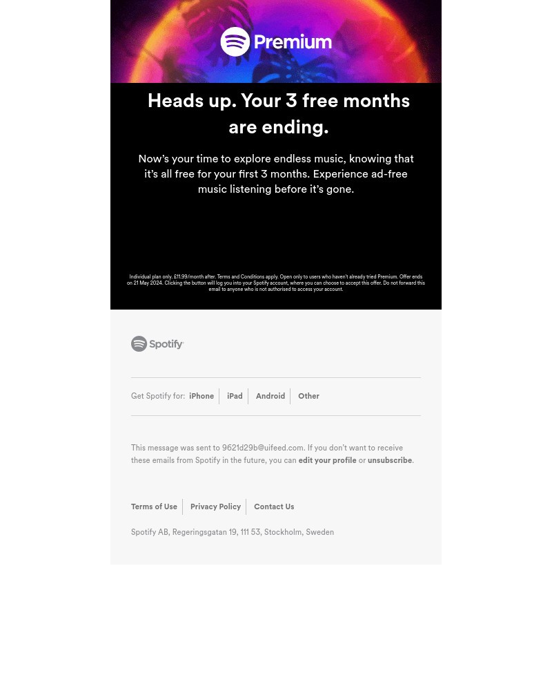 Screenshot of email with subject /media/emails/dont-miss-3-months-of-spotify-premium-for-0-6a68b1-cropped-57b65ed8.jpg