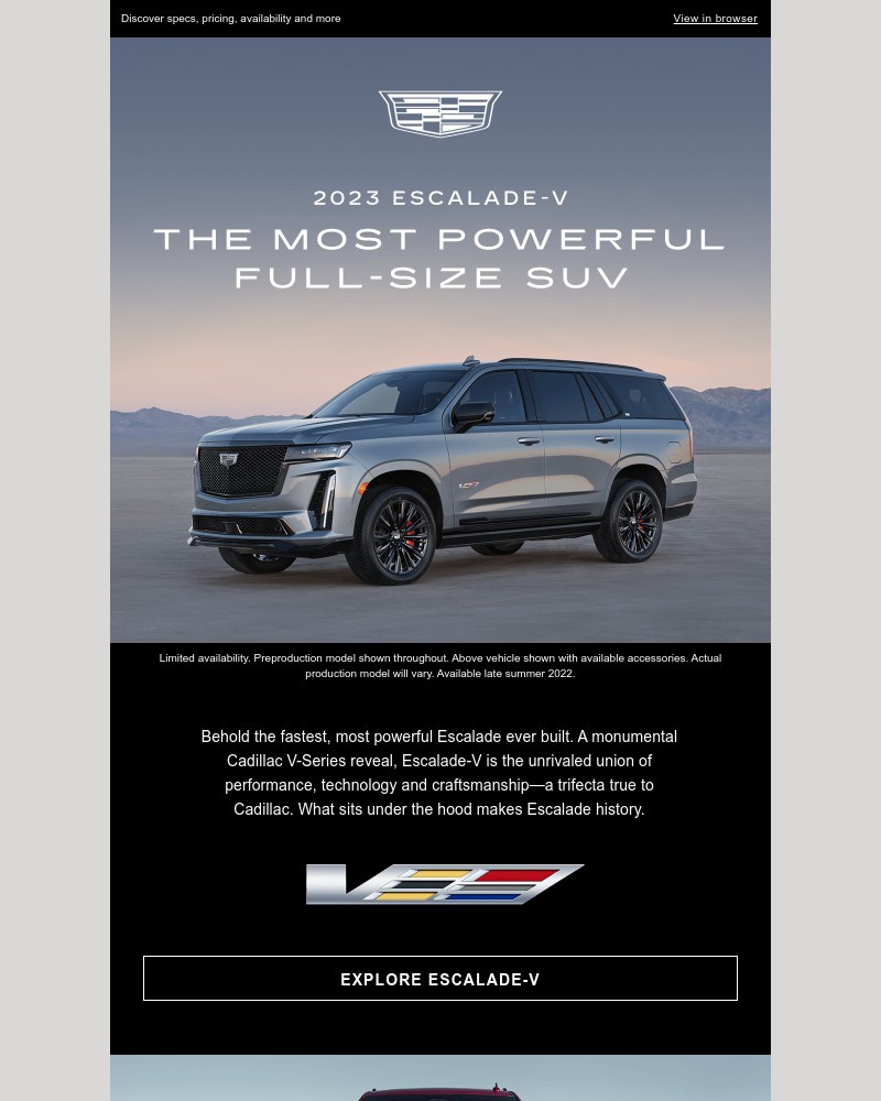 Screenshot of email with subject /media/emails/james-2023-escalade-v-complete-details-have-arrived-377a07-cropped-2cf986c8.jpg