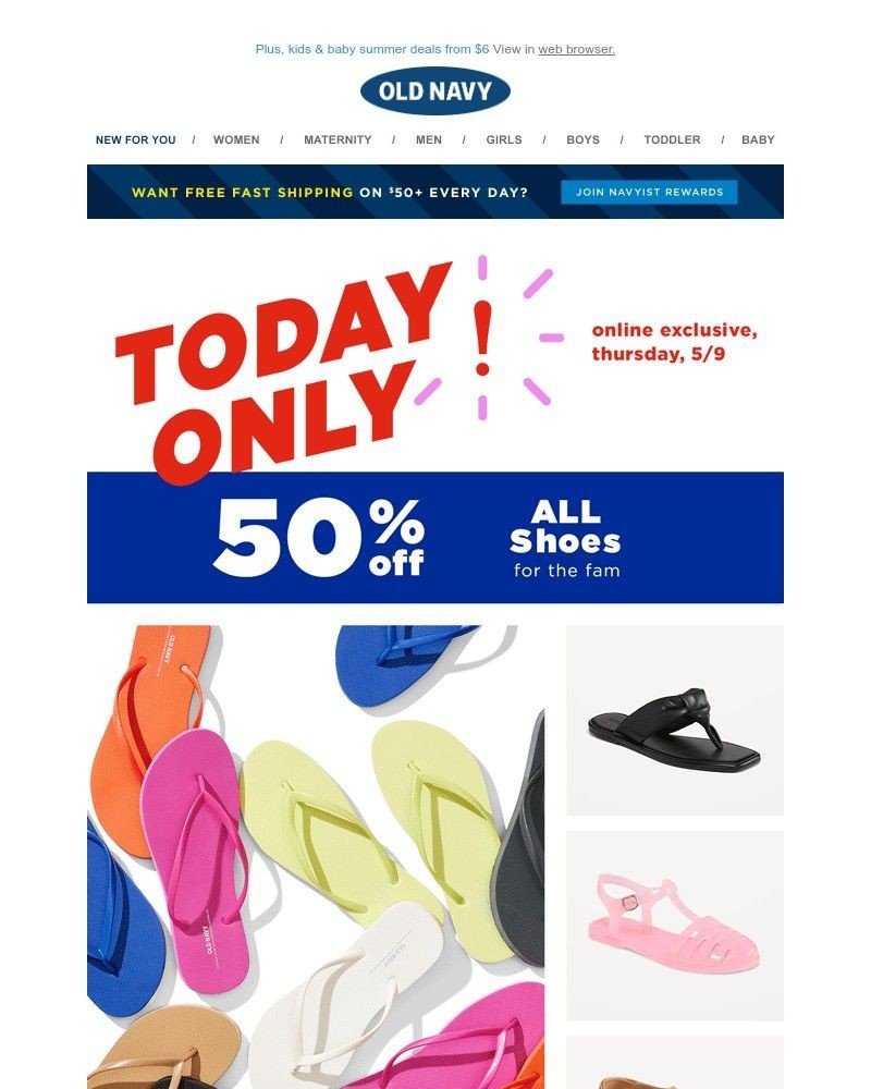 Screenshot of email with subject /media/emails/omg-fifty-percent-off-all-shoes-today-only-3f0a73-cropped-cb51e484.jpg