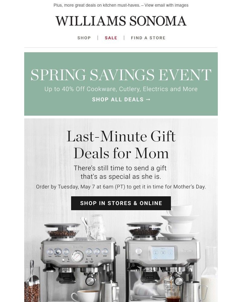 Screenshot of email with subject /media/emails/ready-to-ship-20-off-breville-barista-bambino-plus-espresso-machines-more-great-g_Vkcluwb.jpg