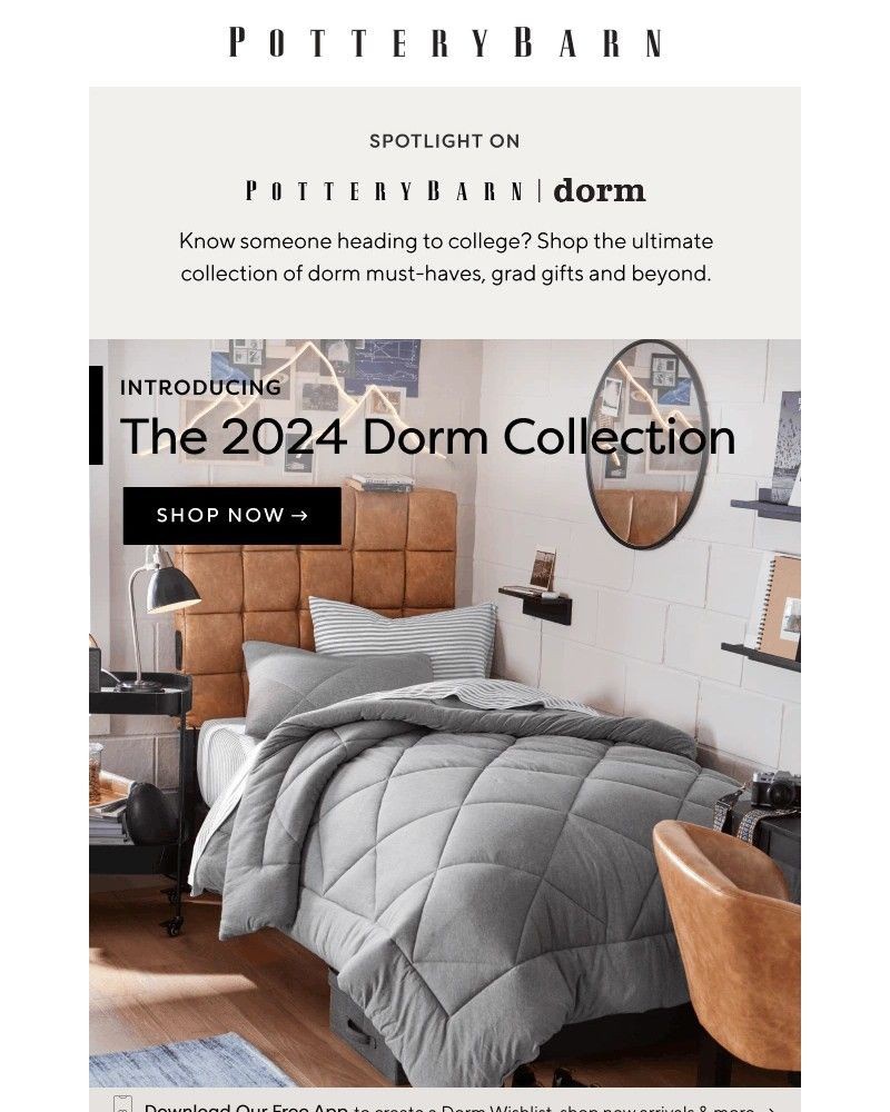 Screenshot of email with subject /media/emails/spotlight-on-pottery-barn-dorm-2ede96-cropped-1344e15a.jpg