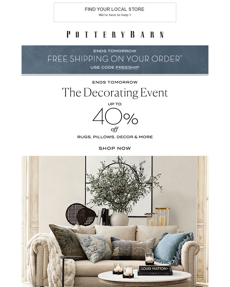 Screenshot of email with subject /media/emails/1-weekend-4-easy-updates-up-to-40-off-free-shipping-on-everything-cropped-6b7b68e1.jpg