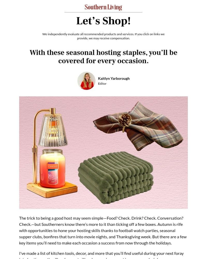 Screenshot of email with subject /media/emails/10-entertaining-essentials-every-southern-host-should-have-ahead-of-the-holidays-_j7alvoy.jpg