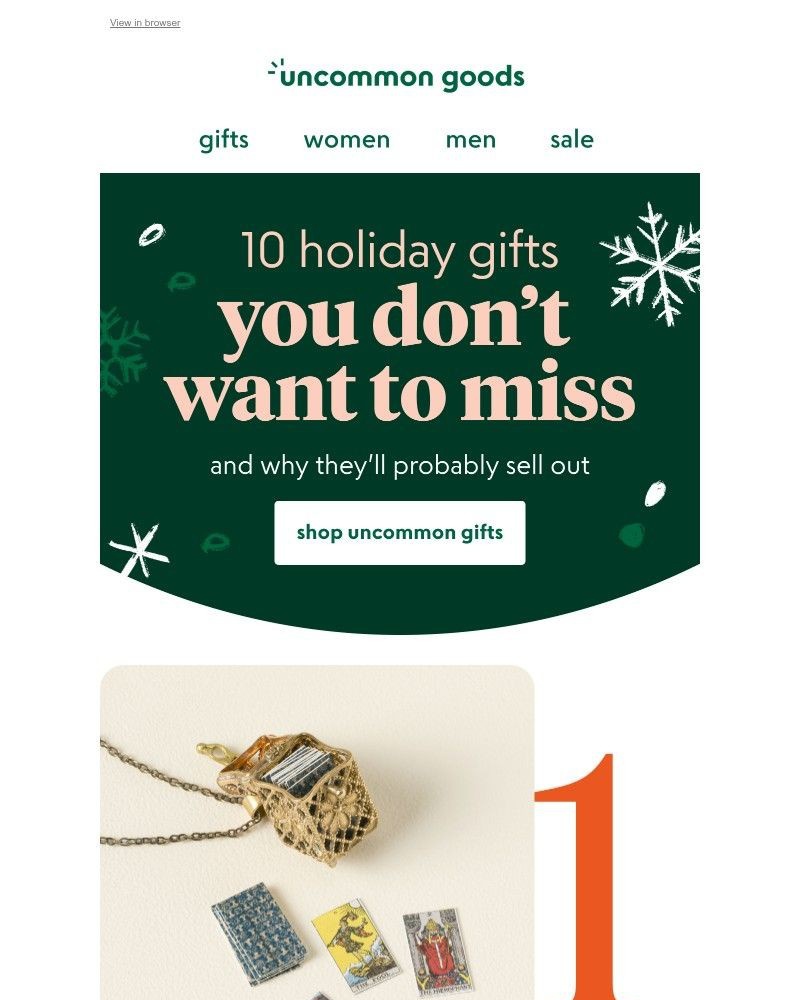 Screenshot of email with subject /media/emails/10-holiday-gifts-you-dont-want-to-miss-8a7fa8-cropped-2f54f834.jpg