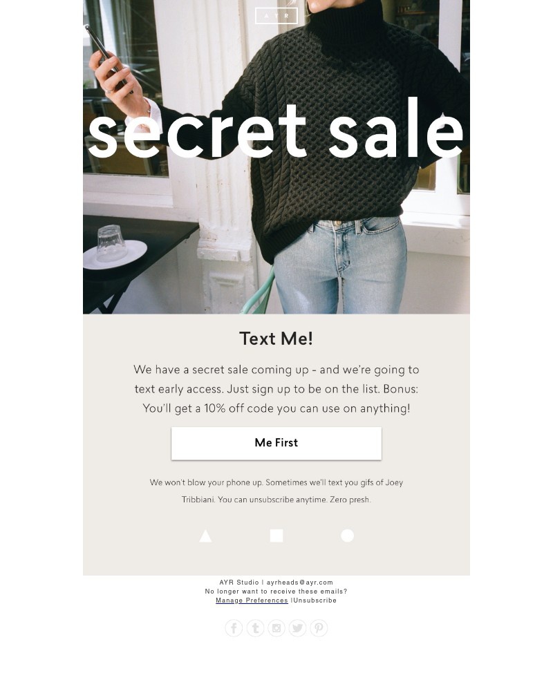 Screenshot of email with subject /media/emails/10-off-everything-plus-a-secret-sale-a814fe-cropped-afe6e14c.jpg