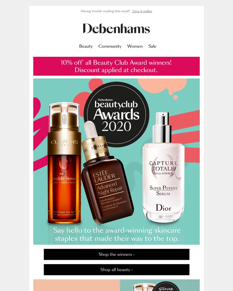 Screenshot of email with subject /media/emails/10-off-your-beauty-club-award-winners-0d05f2-cropped-36a8135e.jpg