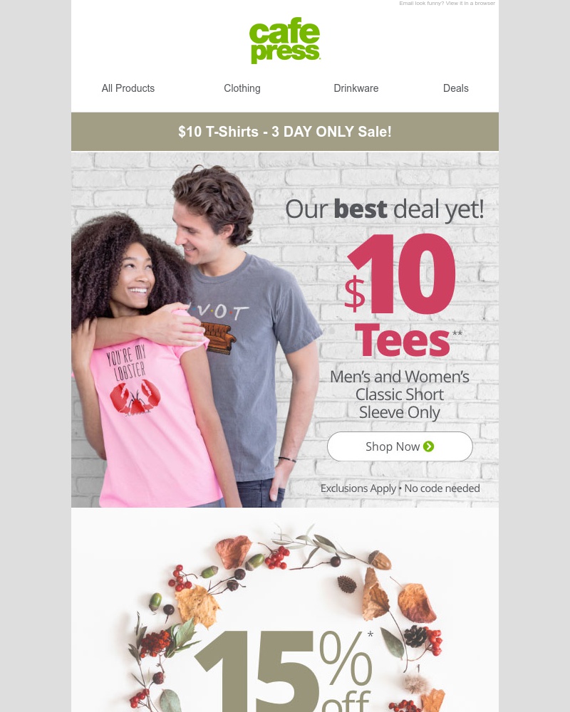 Screenshot of email with subject /media/emails/10-t-shirts-now-available-3-day-only-sale-cropped-4343e25b.jpg