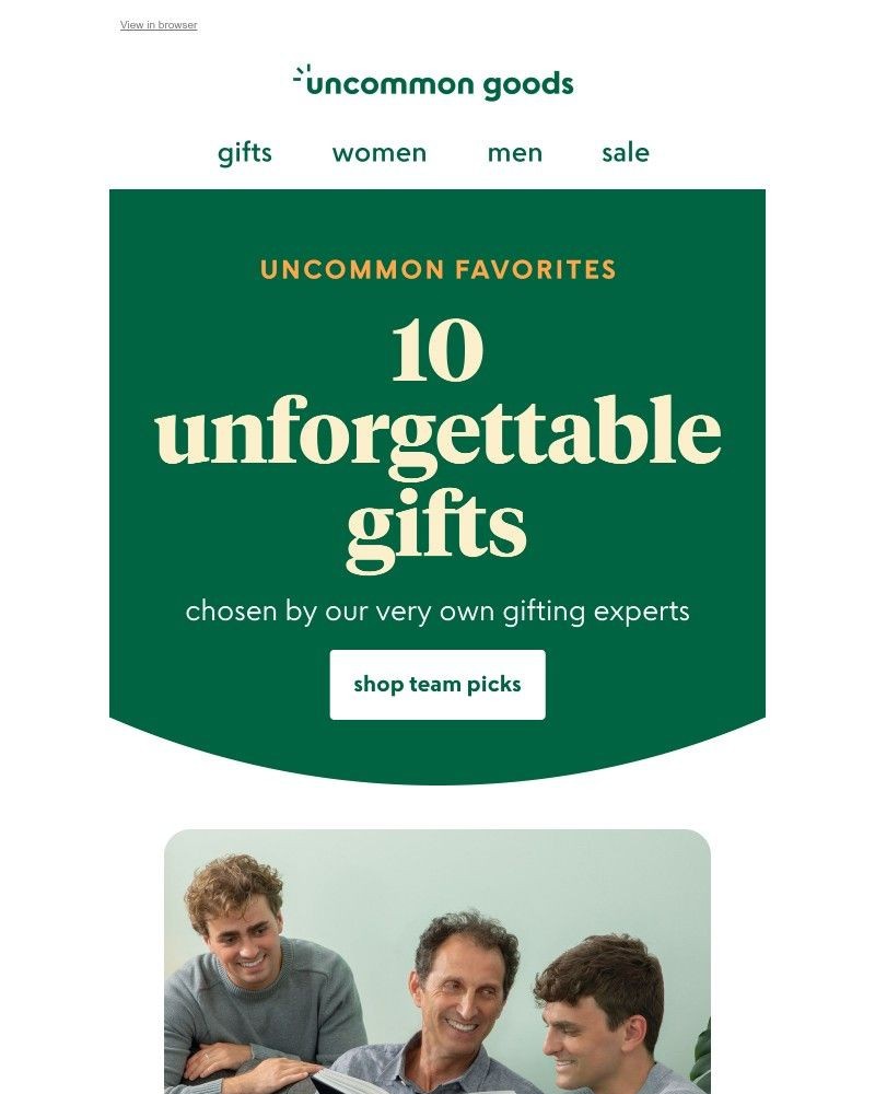 Screenshot of email with subject /media/emails/10-top-picks-from-our-gifting-experts-61d8bf-cropped-782a81f0.jpg