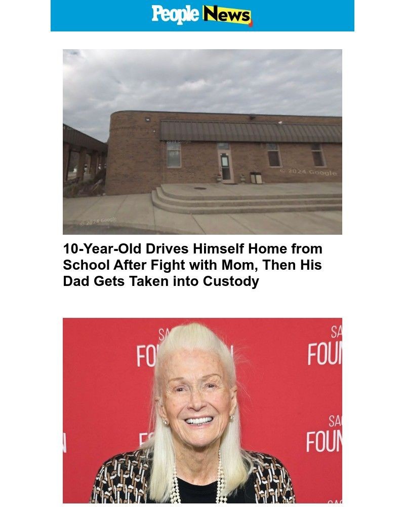 Screenshot of email sent to a People Newsletter subscriber