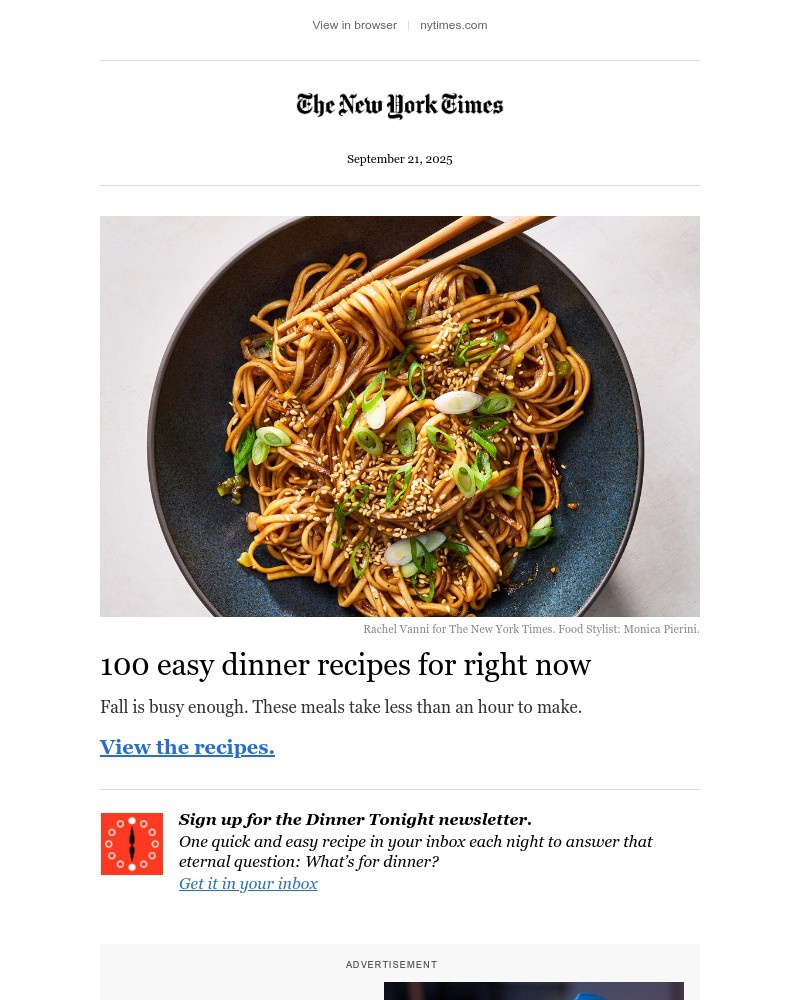 Screenshot of email with subject /media/emails/100-easy-dinner-recipes-for-fall-29c863-cropped-d9eec2c5.jpg