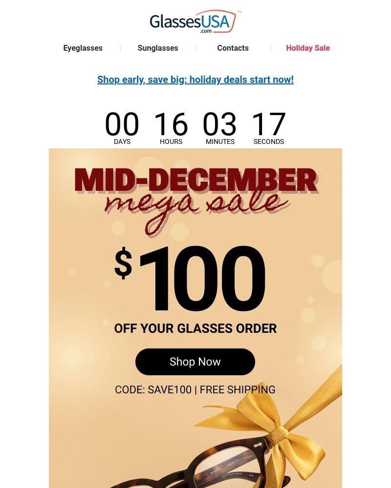 Screenshot of email with subject /media/emails/100-off-our-mid-december-mega-sale-is-on-8b1e2e-cropped-a9992c31.jpg