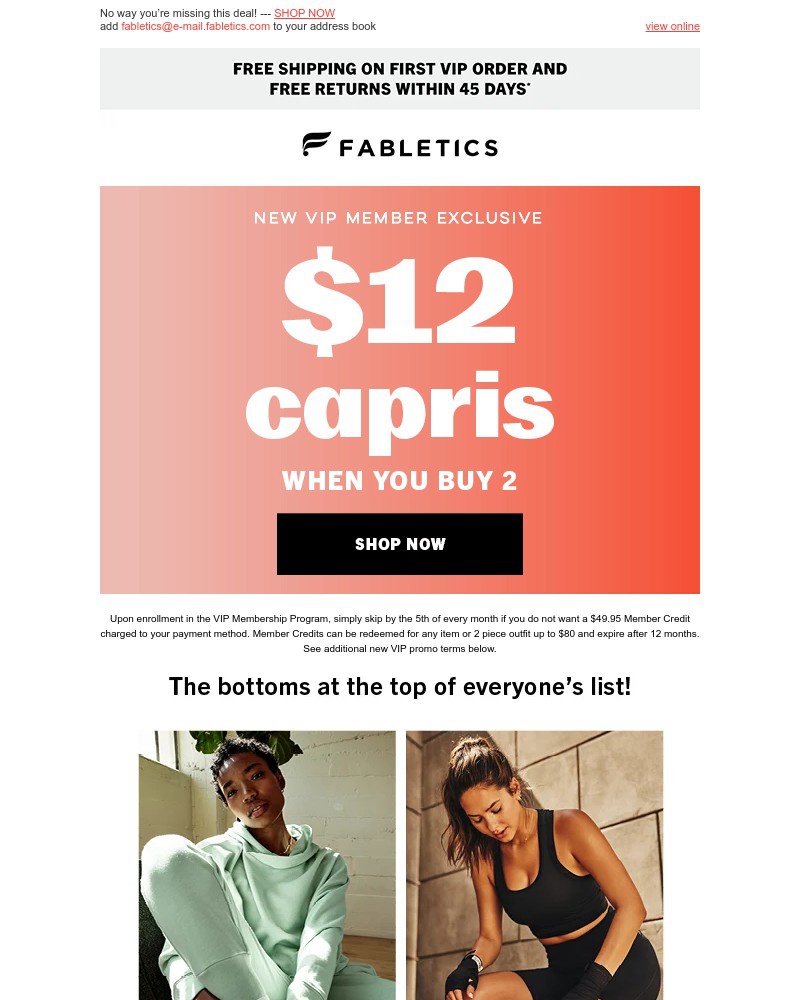 VIP since 2020, and these are the crumbs we get… : r/Fabletics