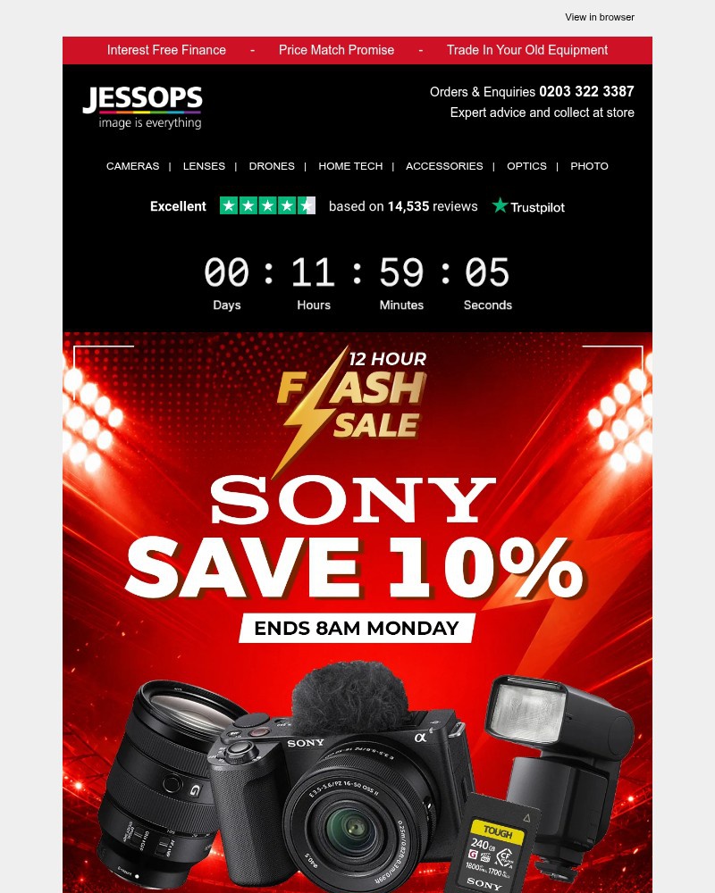 Screenshot of email with subject /media/emails/12-hour-flash-sale-10-off-sony-e7a139-cropped-cc972320.jpg