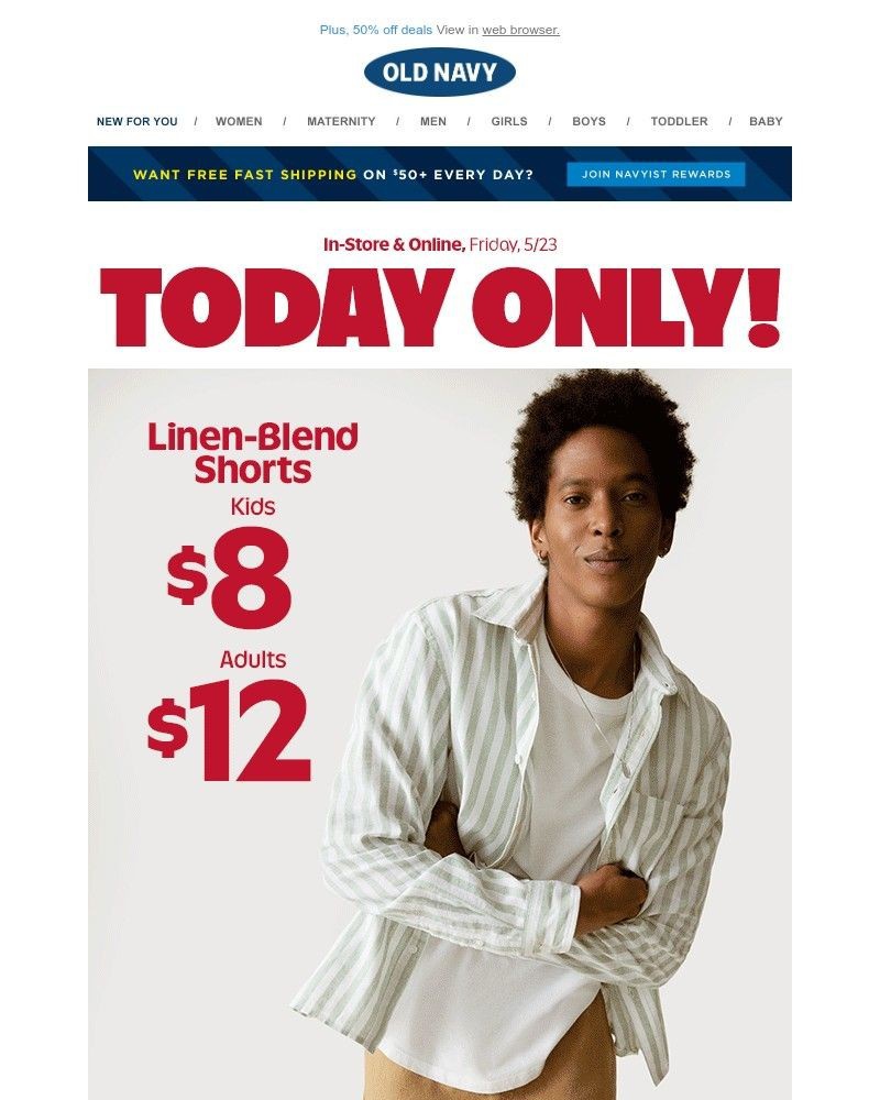 Screenshot of email with subject /media/emails/12-linen-blend-shorts-coolest-deal-ever-2ec34a-cropped-8da6465f.jpg