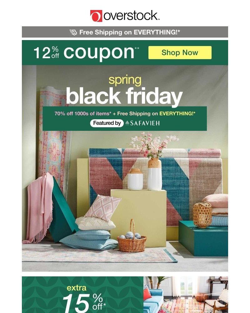 Screenshot of email with subject /media/emails/12-off-coupon-for-early-birds-spring-for-black-friday-deals-on-rugs-furniture-out_FGMpW8m.jpg