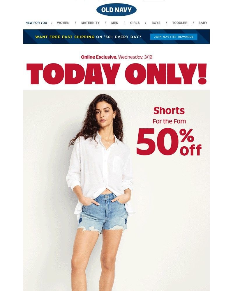 Screenshot of email with subject /media/emails/12-womens-button-down-shirts-50-off-shorts-have-arrived-2315e0-cropped-6eb0a87a.jpg