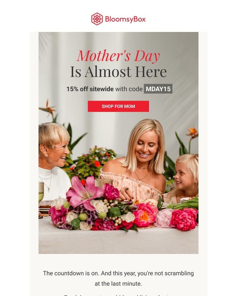 Screenshot of email sent to a Chococurb Newsletter subscriber