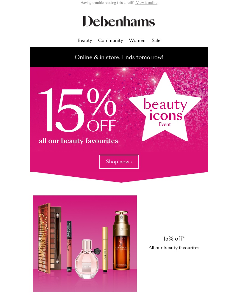 Screenshot of email with subject /media/emails/15-off-beauty-its-time-to-stock-up-cropped-d3ecedbb.jpg