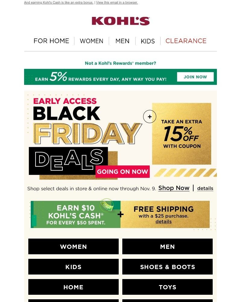 Screenshot of email with subject /media/emails/15-off-early-access-black-friday-deals-were-on-fire-ce079a-cropped-98dedec8.jpg