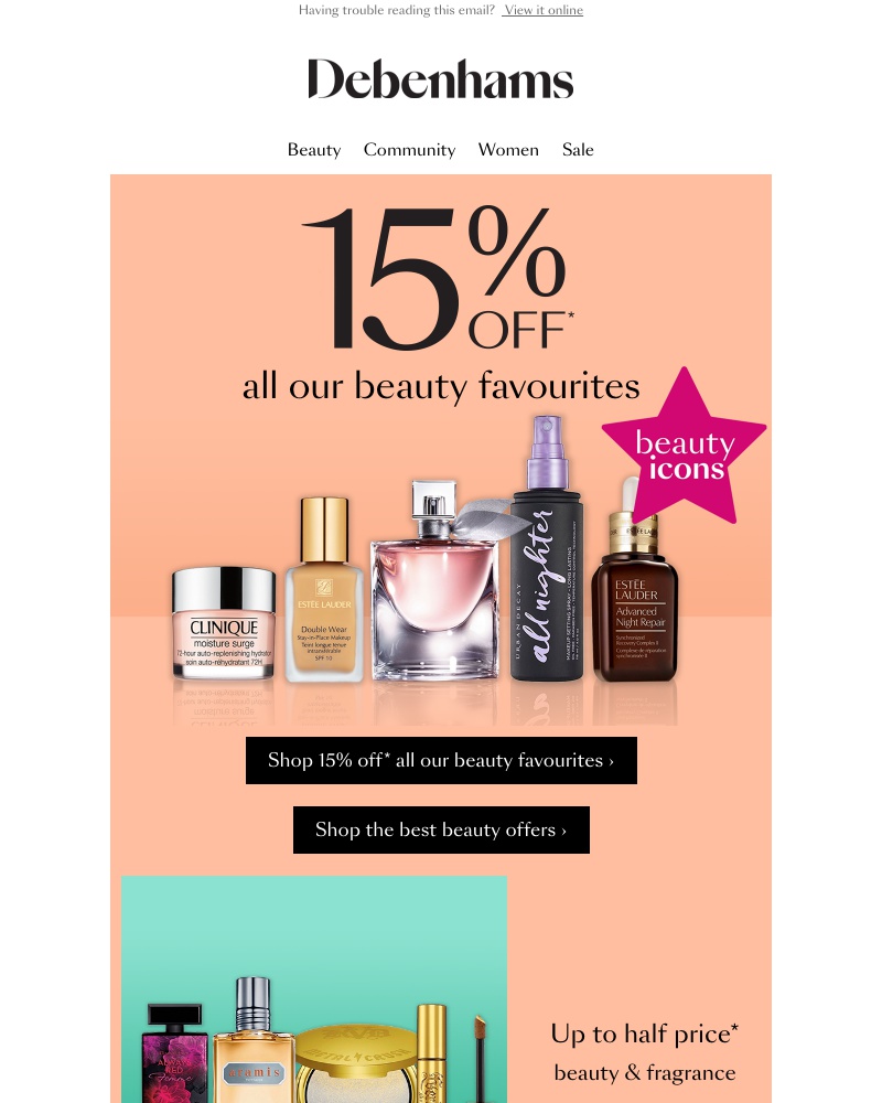 Screenshot of email with subject /media/emails/15-off-our-beauty-favourites-cropped-6ceac90d.jpg