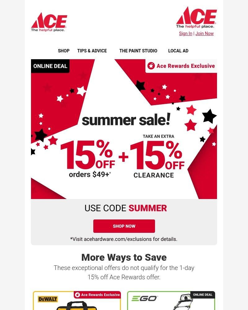 Screenshot of email with subject /media/emails/15-off-sitewide-extra-15-off-clearance-54b419-cropped-ad2427e9.jpg