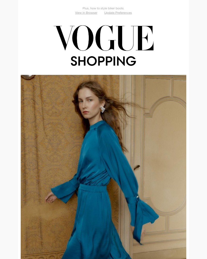 Screenshot of email sent to a Vogue Newsletter subscriber