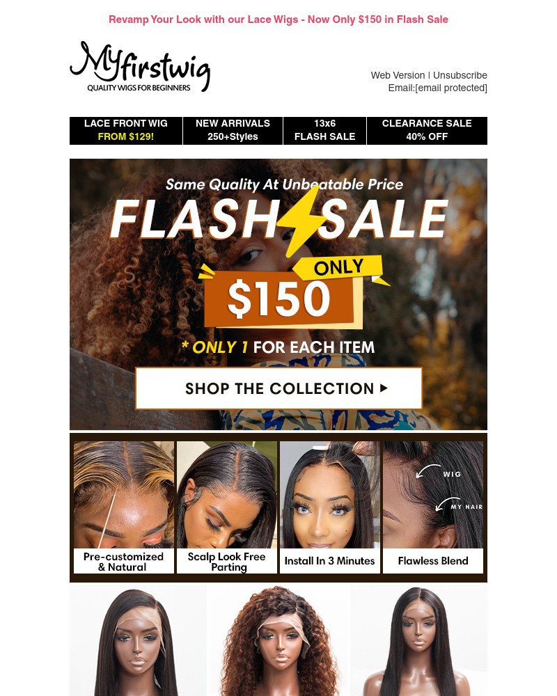 Screenshot of email with subject /media/emails/150-limited-time-offerhottest-wig-style-at-cool-price-a8ddfb-cropped-3da29bd4.jpg