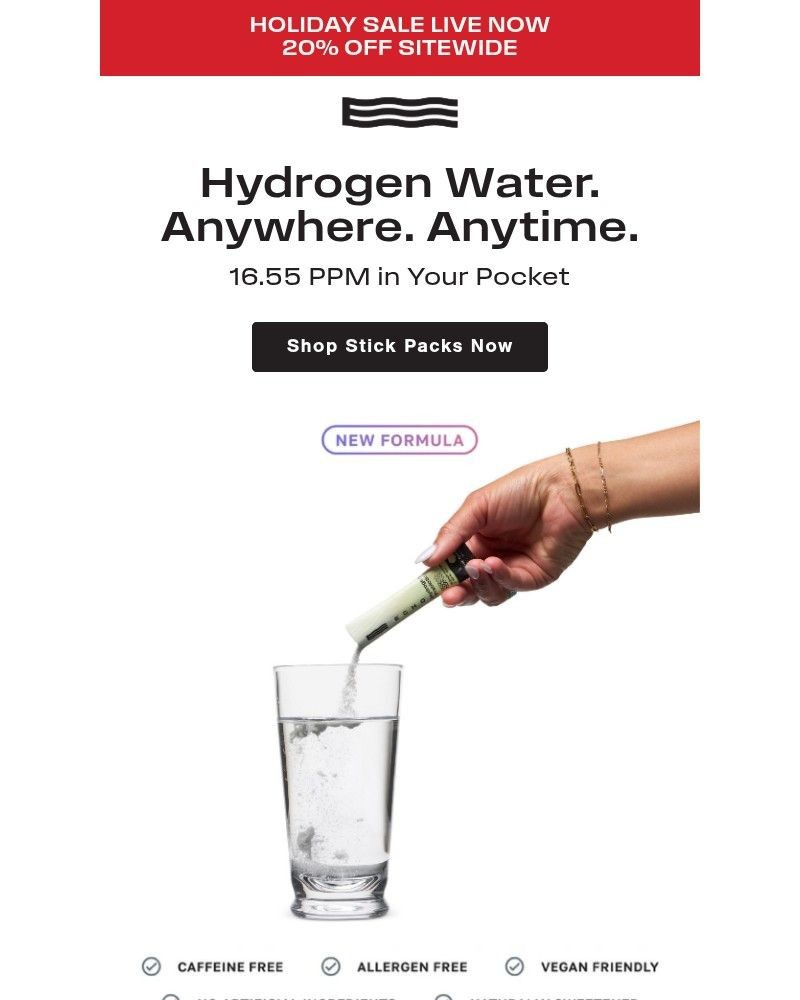 Screenshot of email sent to a Echo Water Newsletter subscriber