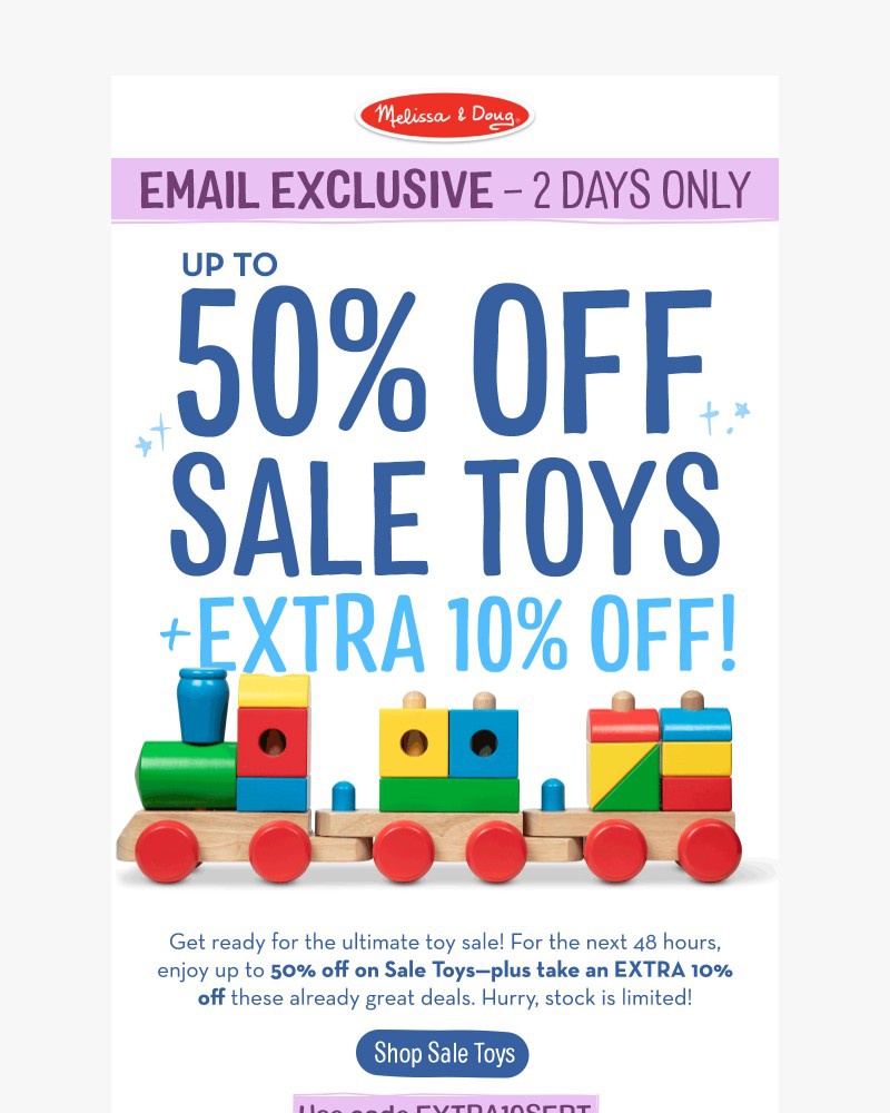 Screenshot of email with subject /media/emails/2-days-only-up-to-50-off-sale-toys-302512-cropped-76c15294.jpg