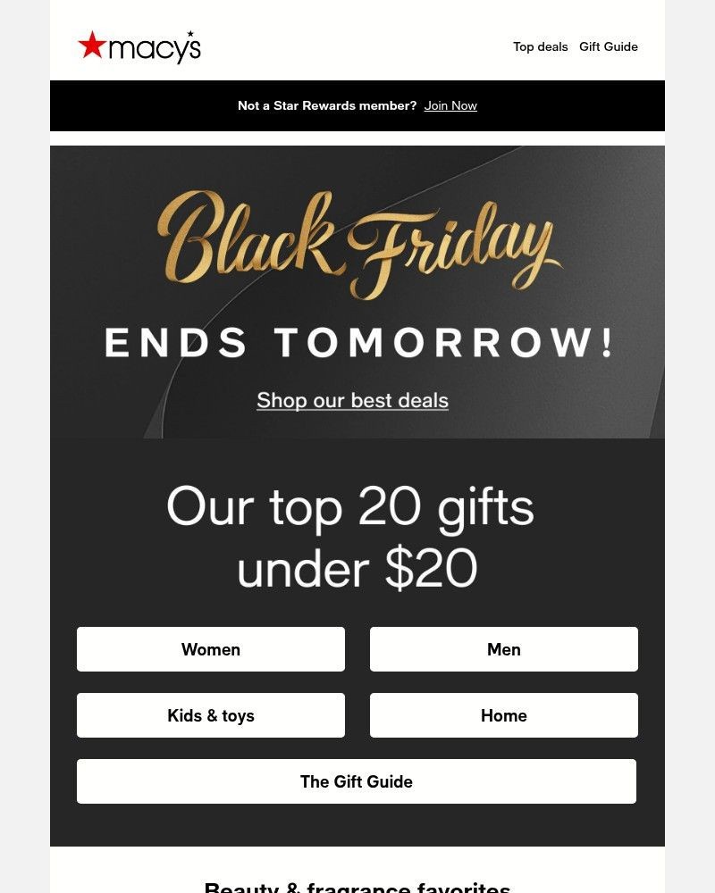 Screenshot of email with subject /media/emails/20-gifts-under-20dont-miss-out-5236b5-cropped-28af9a81.jpg