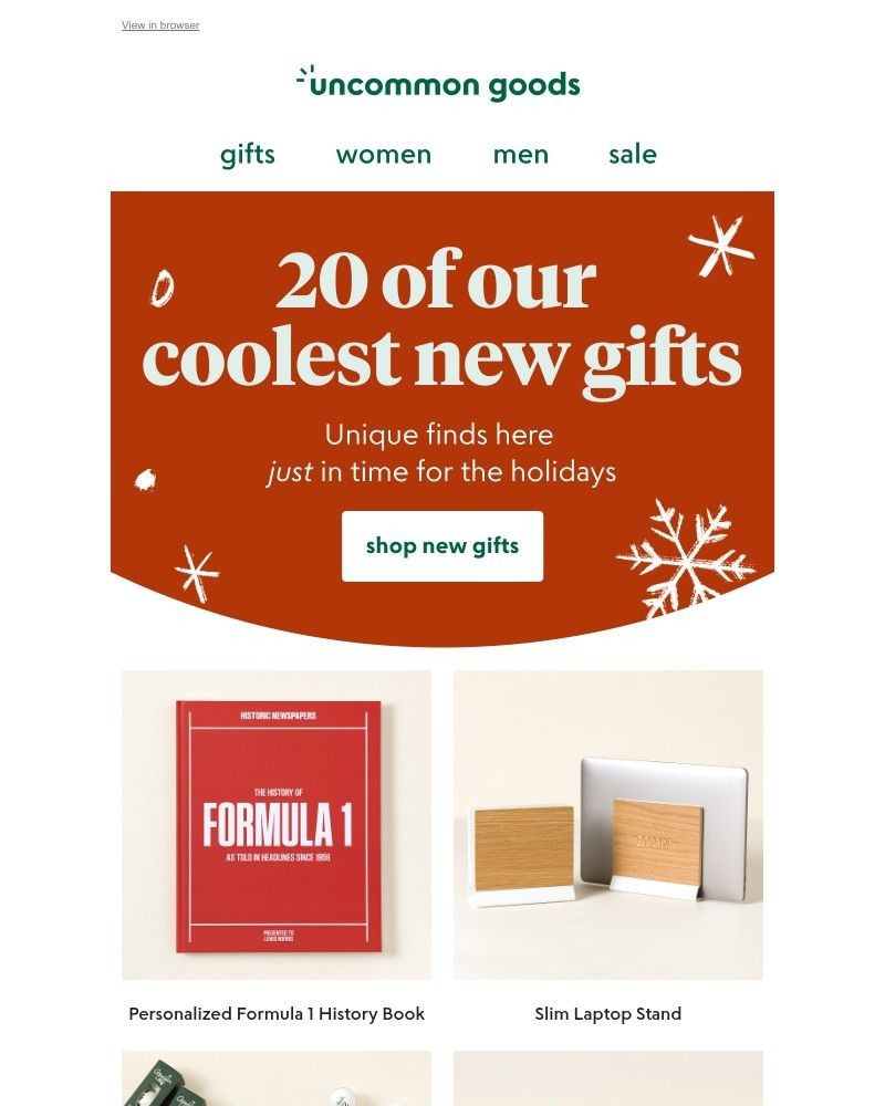 Screenshot of email with subject /media/emails/20-of-our-coolest-new-gifts-f83cec-cropped-476f98b2.jpg