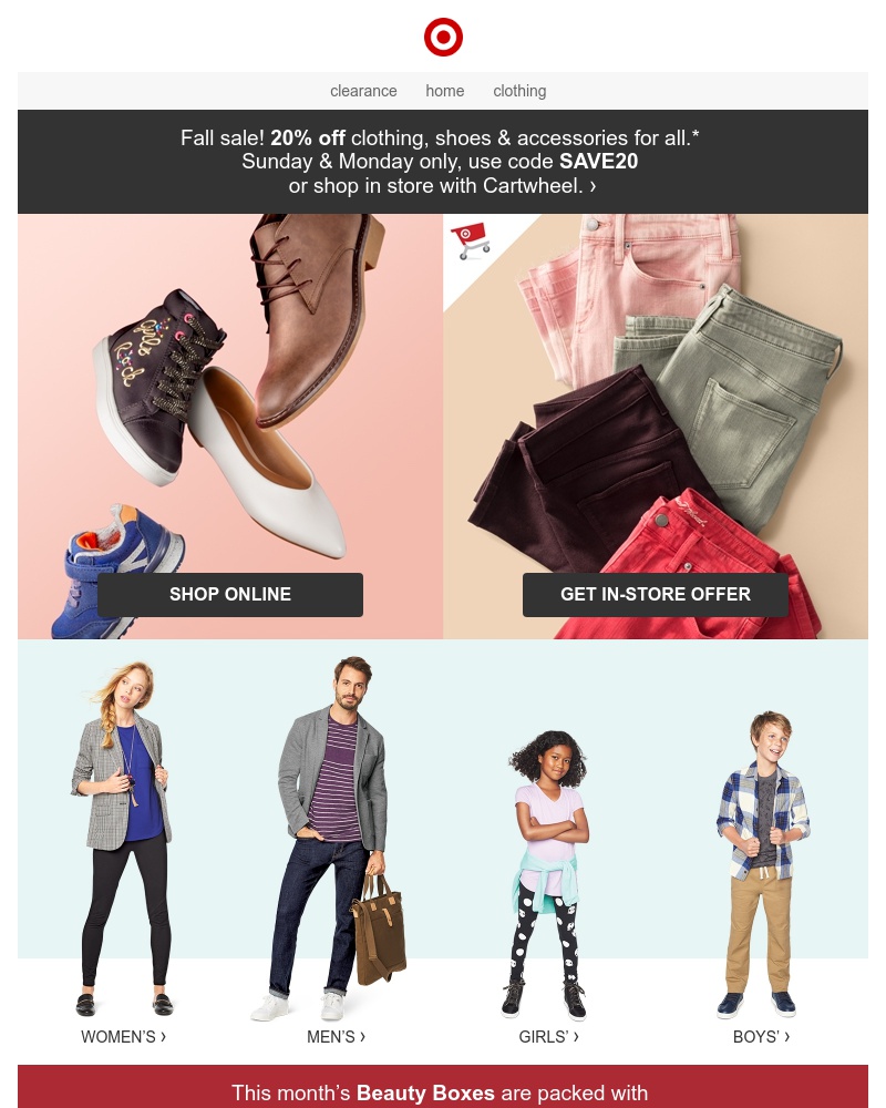 Screenshot of email with subject /media/emails/20-off-clothing-shoes-accessories-for-all-for-fall-cropped-f31670e1.jpg