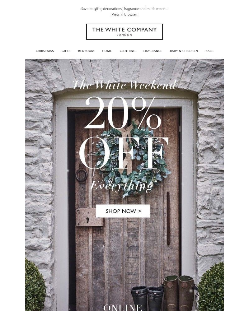 Screenshot of email with subject /media/emails/20-off-everything-the-white-weekend-continues-f2bb7b-cropped-5dae3f44.jpg