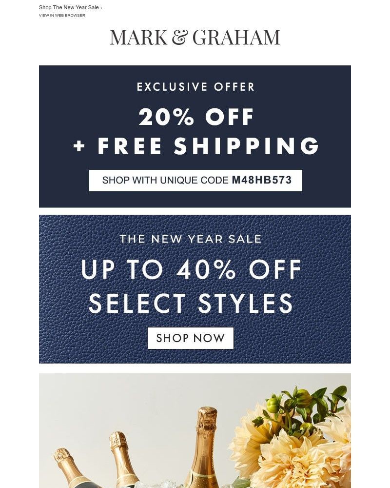 Screenshot of email with subject /media/emails/20-off-free-shipping-happy-new-year-from-team-mg-e699b1-cropped-e36effb6.jpg