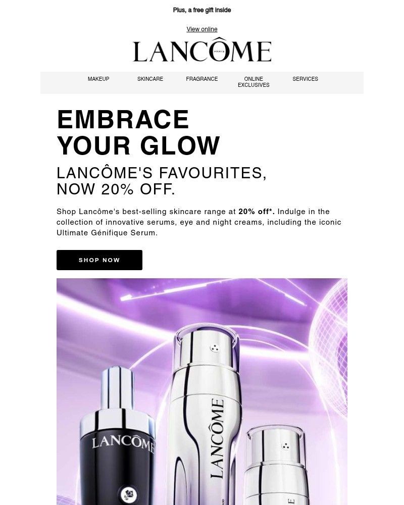 Screenshot of email with subject /media/emails/20-off-lancomes-iconic-skincare-range-ad0bac-cropped-f3dd7ccb.jpg