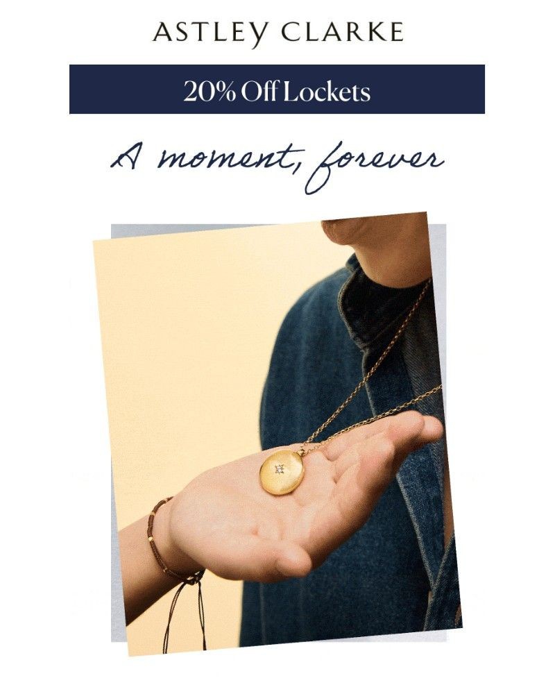 Screenshot of email sent to a Astley Clarke Newsletter subscriber