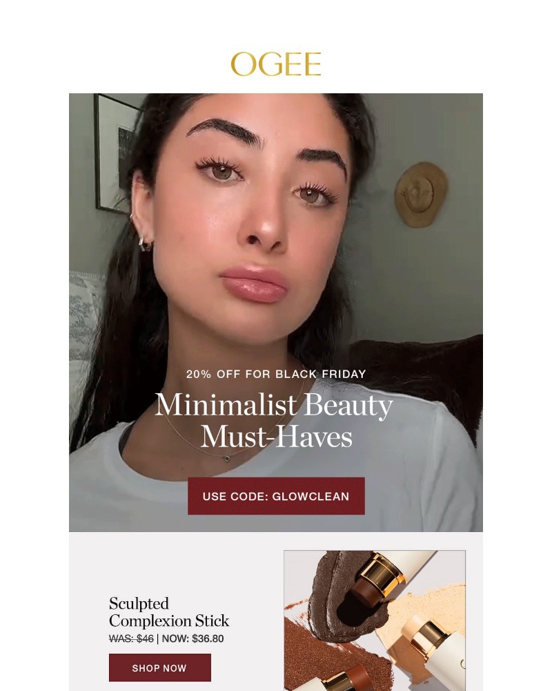 Screenshot of email sent to a Ogee Newsletter subscriber