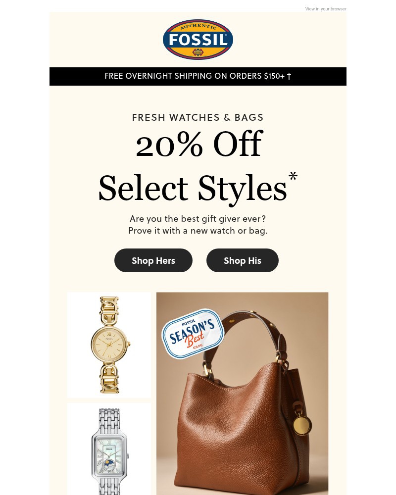 Screenshot of email with subject /media/emails/20-off-select-watches-bags-for-spring-8ef43a-cropped-0d55518c.jpg