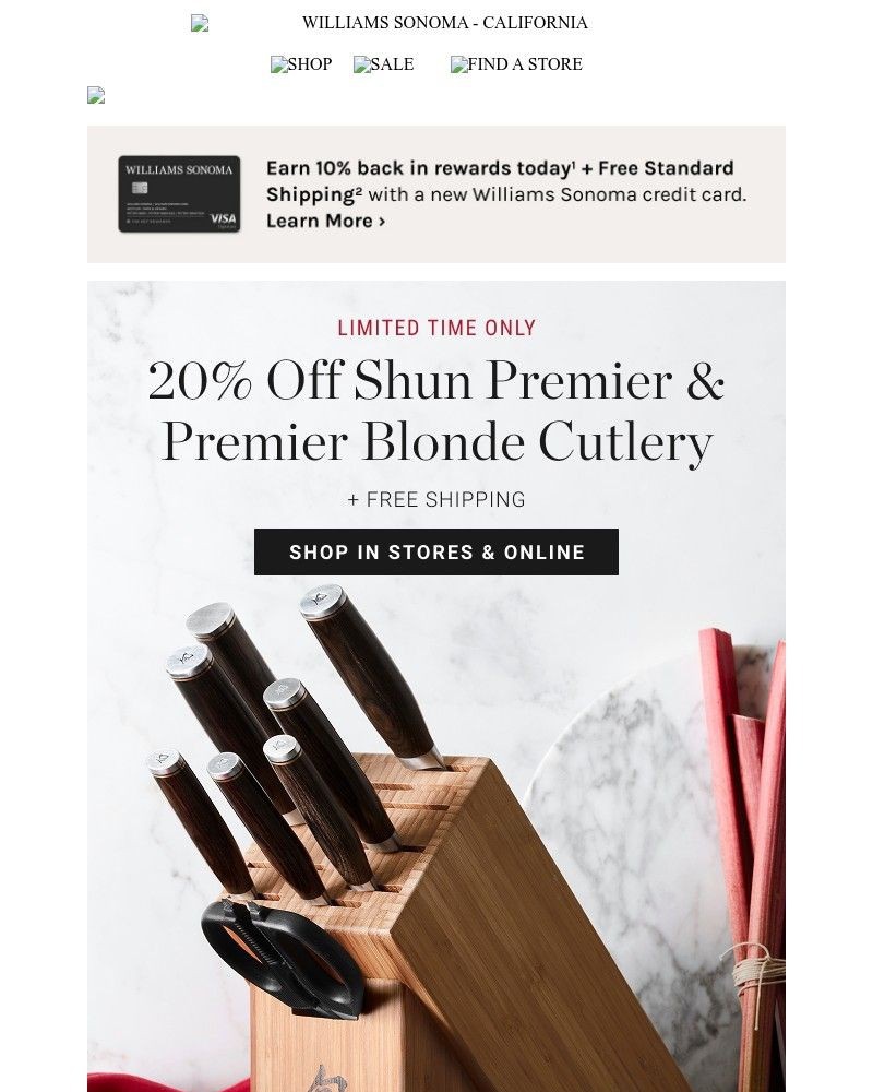 Screenshot of email with subject /media/emails/20-off-shun-premier-premier-blonde-cutlery-ships-free-ece0fd-cropped-9b58f69b.jpg