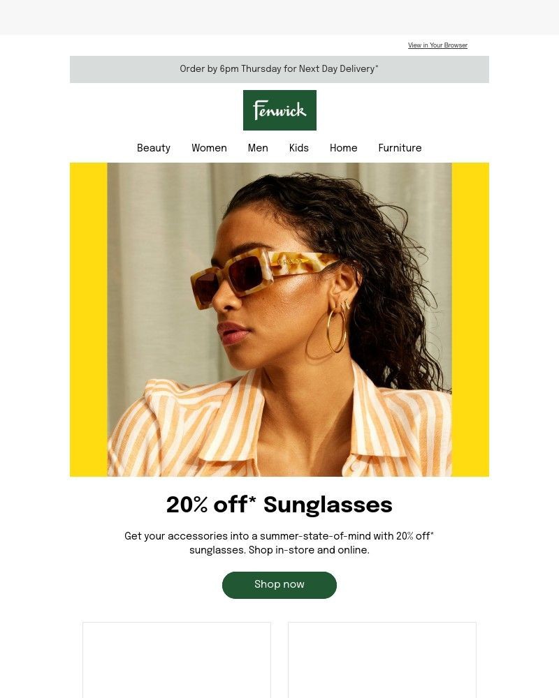 Screenshot of email with subject /media/emails/20-off-sunglasses-44b4b4-cropped-8e3d5ac4.jpg