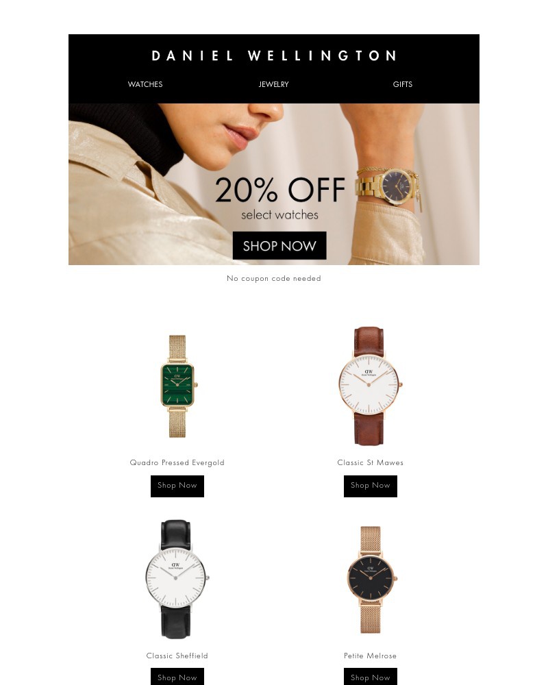 Screenshot of email with subject /media/emails/20-off-watches-gifts-to-adore-prices-to-love-9be531-cropped-201d2eb2.jpg