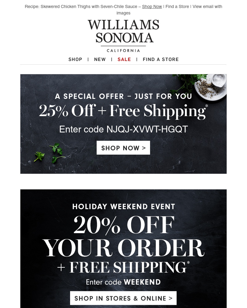 Screenshot of email with subject /media/emails/20-off-your-order-starts-now-le-creuset-sale-ends-soon-your-code-for-25-off-insid_4D5ulLf.jpg
