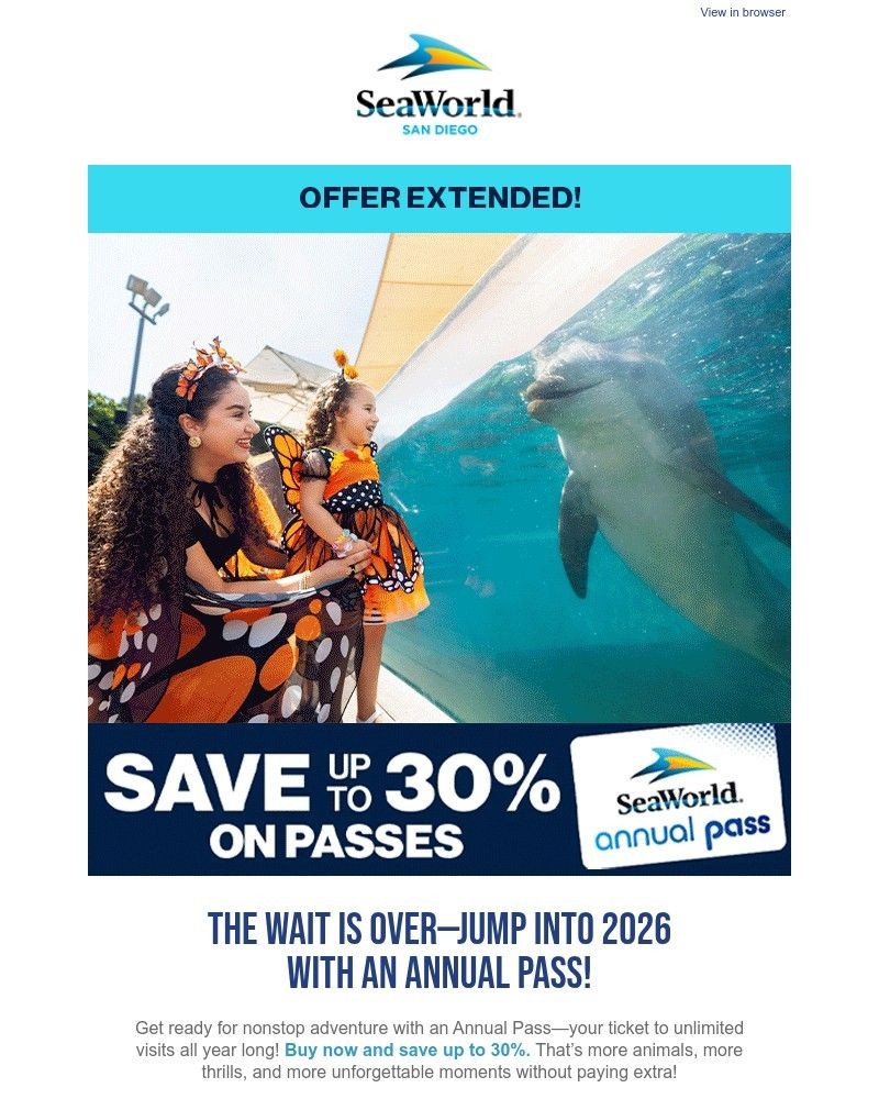 Screenshot of email with subject /media/emails/2026-is-callingyour-exclusive-pass-deal-is-still-here-16e362-cropped-5d93e027.jpg