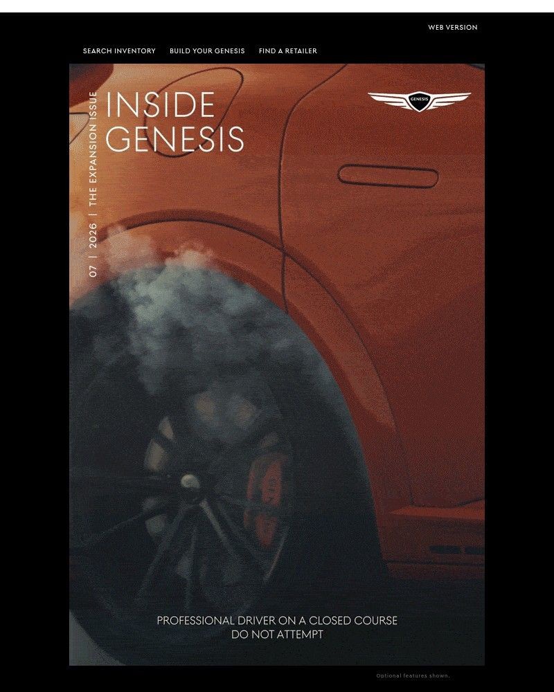 Screenshot of email sent to a Genesis Newsletter subscriber