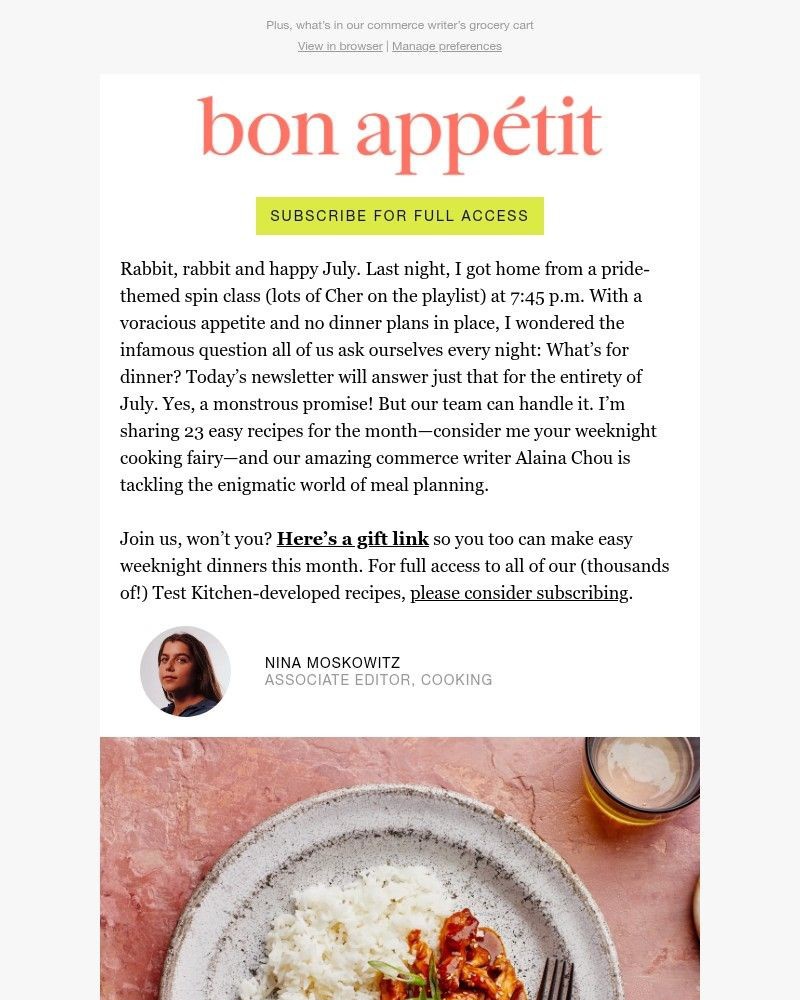 Screenshot of email with subject /media/emails/23-easy-dinners-for-every-weeknight-in-july-e0ebcc-cropped-72db720d.jpg